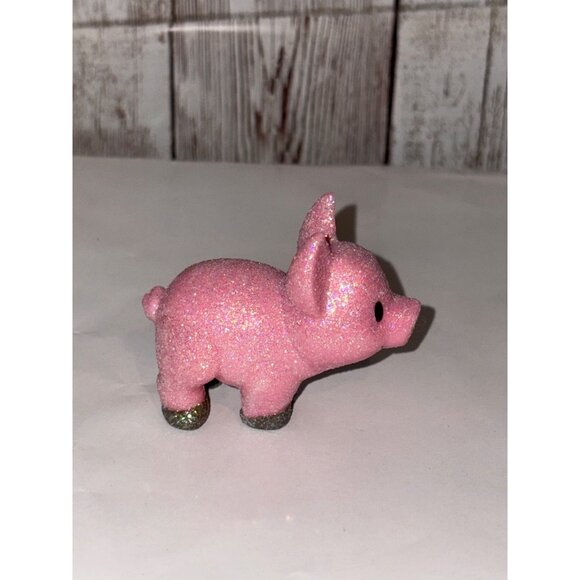 Disney Animators Glitter Pink Pig Belle Mini Doll Play Set Replacement - Picture 4 of 5